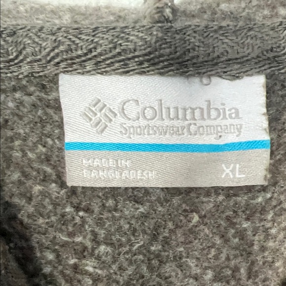 Columbia Men's gray Hoodie with Black Logo - Picture 2 of 3